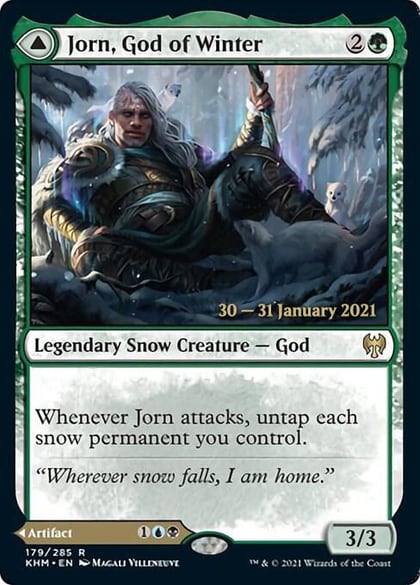 Jorn, God of Winter, Prerelease Cards 179
