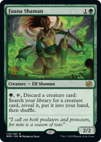 Fauna Shaman, Prerelease Cards 179