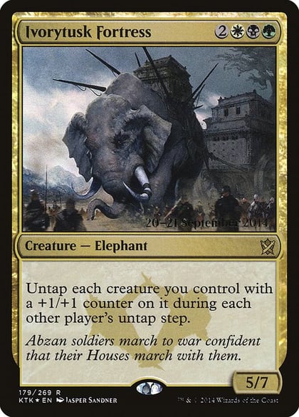 Ivorytusk Fortress, Prerelease Cards 179