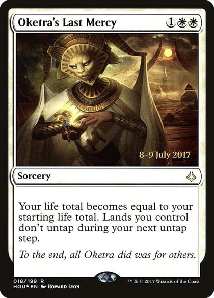 Oketra's Last Mercy, Prerelease Cards 18