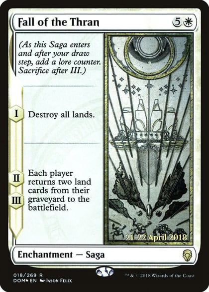 Fall of the Thran, Prerelease Cards 18