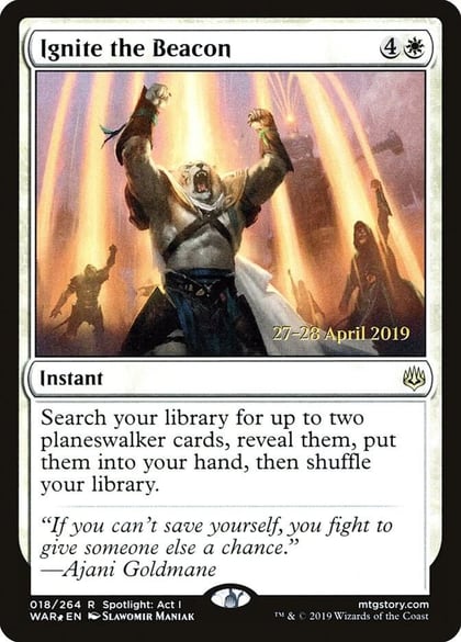 Ignite the Beacon, Prerelease Cards 18