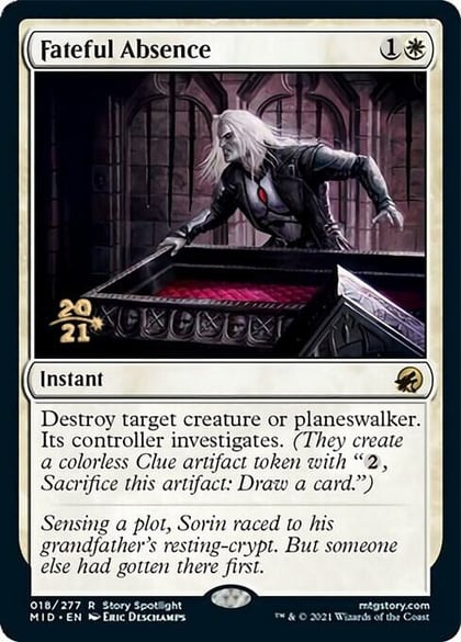 Fateful Absence, Prerelease Cards 18