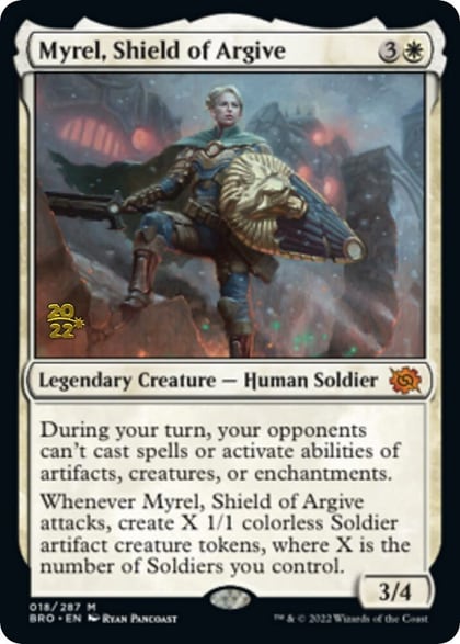Myrel, Shield of Argive, Prerelease Cards 18