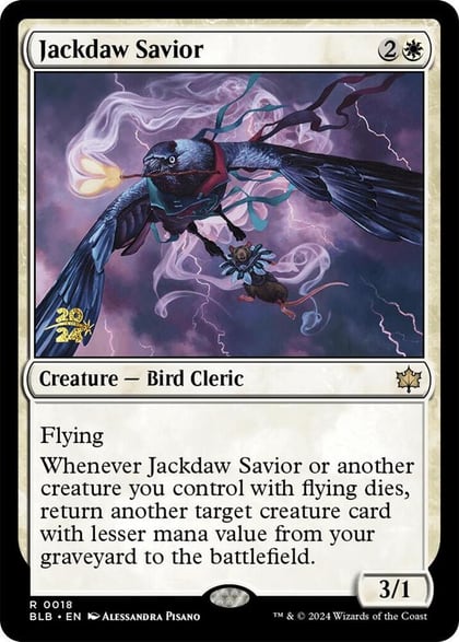 Jackdaw Savior, Prerelease Cards 18