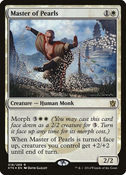 Master of Pearls, Prerelease Cards 18