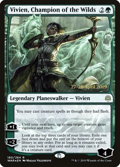 Vivien, Champion of the Wilds, Prerelease Cards 180