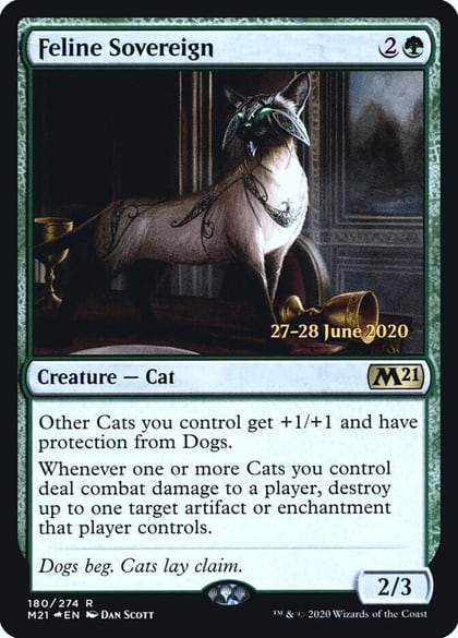 Feline Sovereign, Prerelease Cards 180