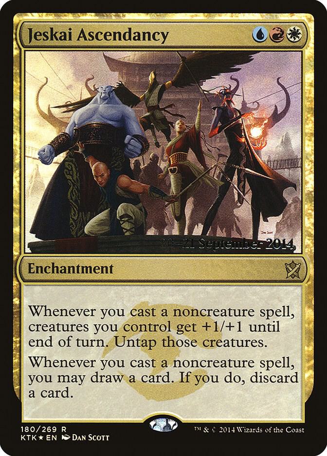 Jeskai Ascendancy, Prerelease Cards 180