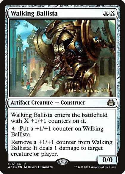 Walking Ballista, Prerelease Cards 181