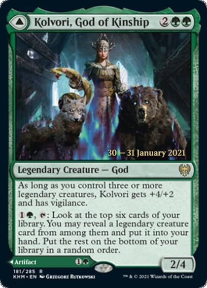 Kolvori, God of Kinship, Prerelease Cards 181