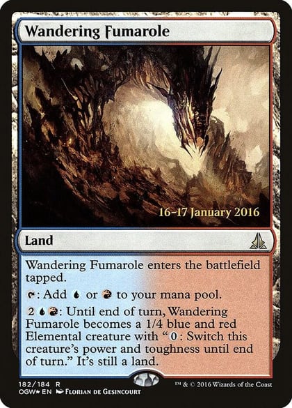 Wandering Fumarole, Prerelease Cards 182