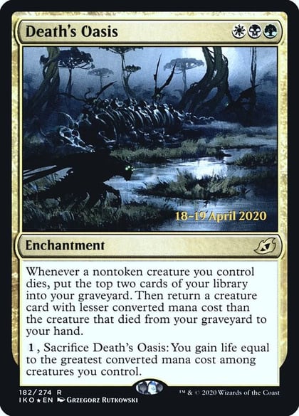 Death's Oasis, Prerelease Cards 182