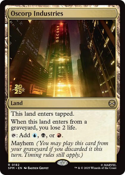 Oscorp Industries, Prerelease Cards 182