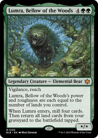 Lumra, Bellow of the Woods, Prerelease Cards 183