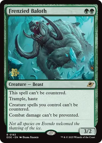 Frenzied Baloth, Prerelease Cards 183