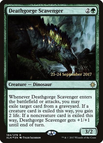 Deathgorge Scavenger, Prerelease Cards 184