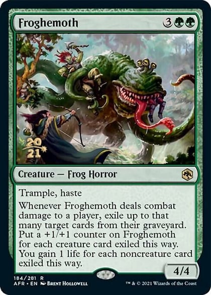 Froghemoth, Prerelease Cards 184