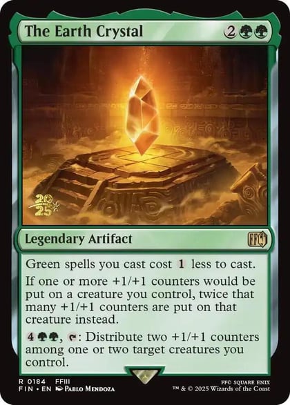 The Earth Crystal, Prerelease Cards 184