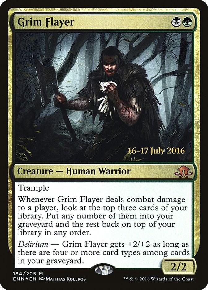 Grim Flayer, Prerelease Cards 184