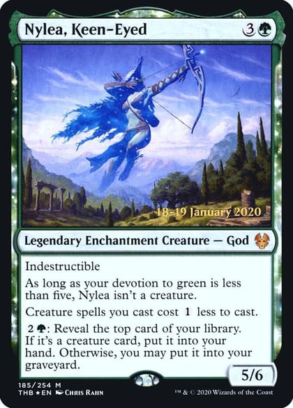 Nylea, Keen-Eyed, Prerelease Cards 185