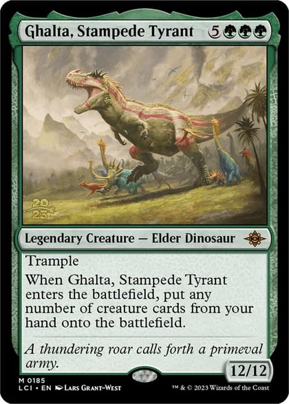 Ghalta, Stampede Tyrant, Prerelease Cards 185