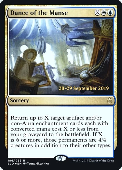Dance of the Manse, Prerelease Cards 186