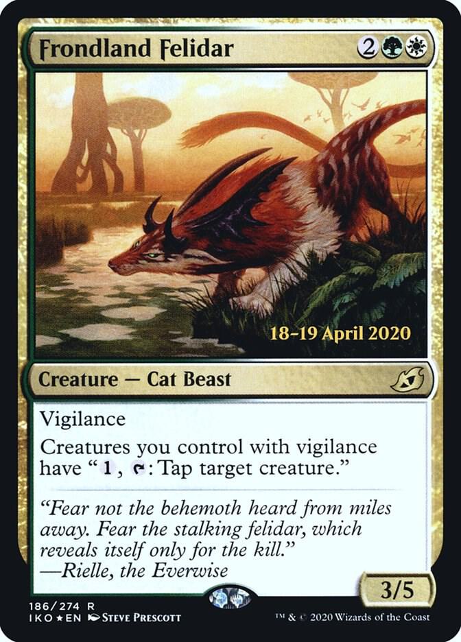 Frondland Felidar, Prerelease Cards 186