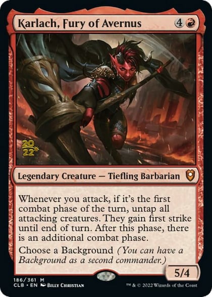 Karlach, Fury of Avernus, Prerelease Cards 186