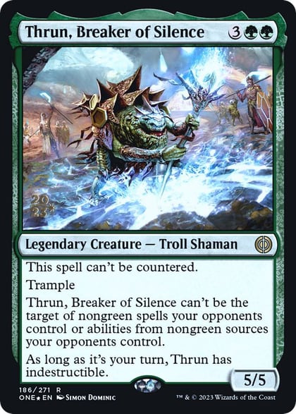 Thrun, Breaker of Silence, Prerelease Cards 186