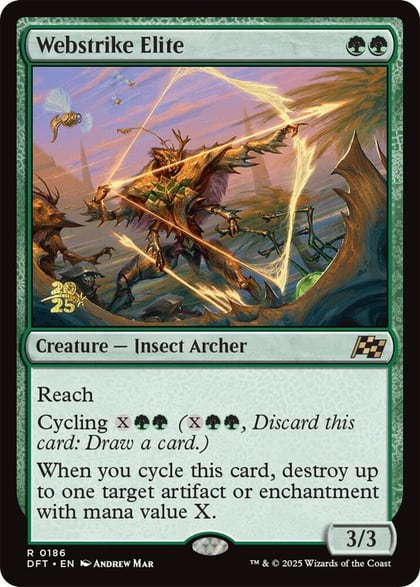 Webstrike Elite, Prerelease Cards 186