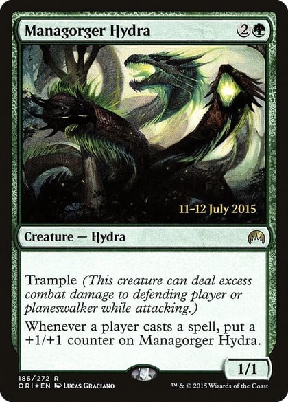 Managorger Hydra, Prerelease Cards 186