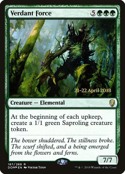 Verdant Force, Prerelease Cards 187