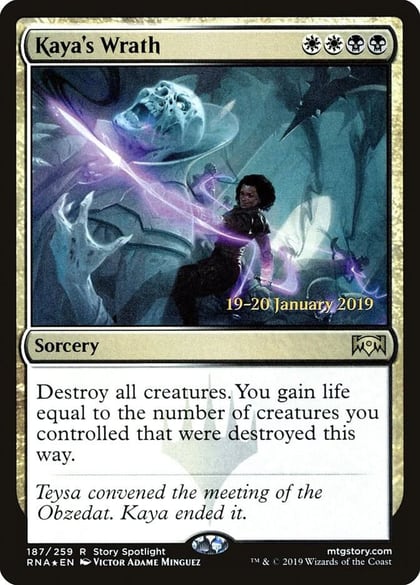 Kaya's Wrath, Prerelease Cards 187