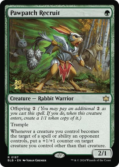 Pawpatch Recruit, Prerelease Cards 187