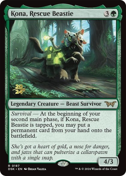 Kona, Rescue Beastie (0187), Prerelease Cards 187