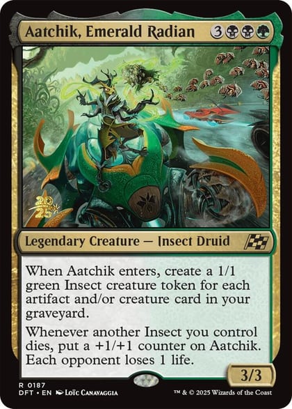 Aatchik, Emerald Radian, Prerelease Cards 187