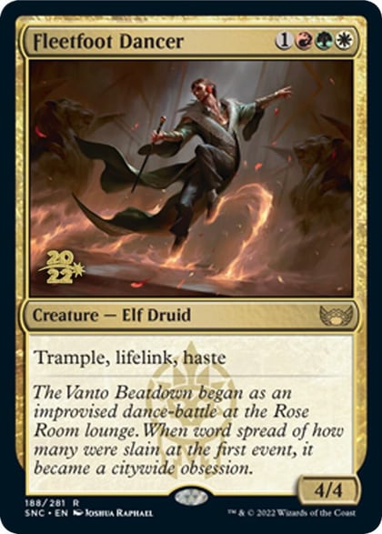 Fleetfoot Dancer, Prerelease Cards 188