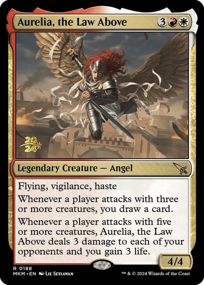 Aurelia, the Law Above, Prerelease Cards 188