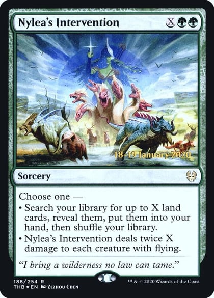 Nylea's Intervention, Prerelease Cards 188