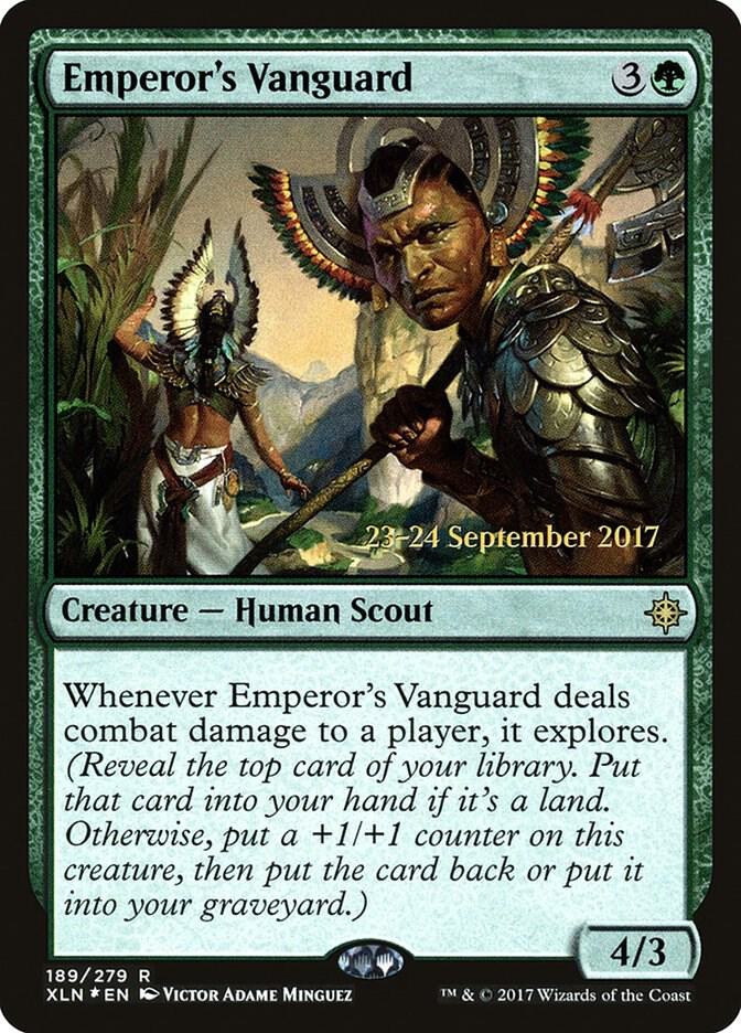 Emperor's Vanguard, Prerelease Cards 189