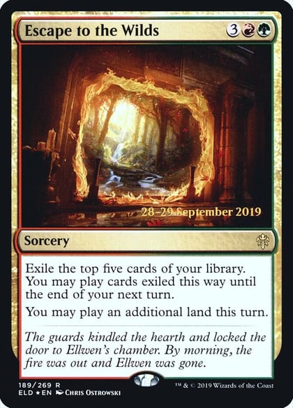 Escape to the Wilds, Prerelease Cards 189
