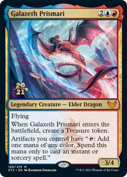 Galazeth Prismari, Prerelease Cards 189