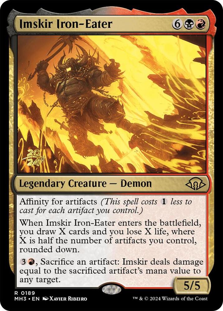 Imskir Iron-Eater, Prerelease Cards 189