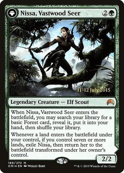 Nissa, Vastwood Seer, Prerelease Cards 189