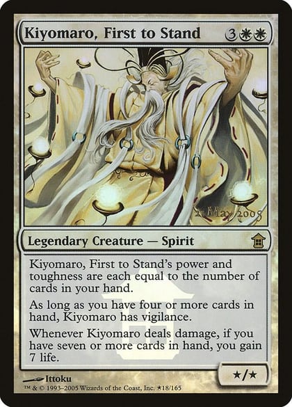Kiyomaro, First to Stand, Prerelease Cards 18