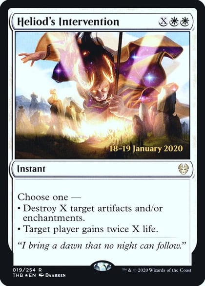 Heliod's Intervention, Prerelease Cards 19