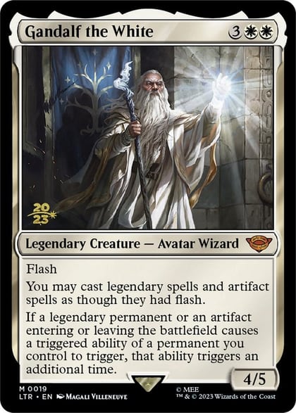Gandalf the White, Prerelease Cards 19