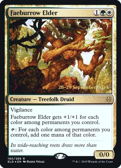 Faeburrow Elder, Prerelease Cards 190