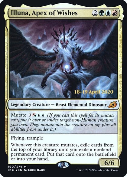 Illuna, Apex of Wishes, Prerelease Cards 190